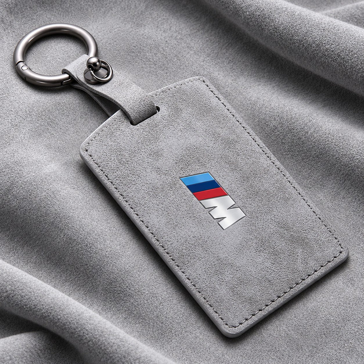 Valenci Keys BMW suede key cover — Type E, Gray
